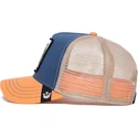blaue-und-orangefarbene-trucker-kappe-panther-the-panther-the-farm-von-goorin-bros