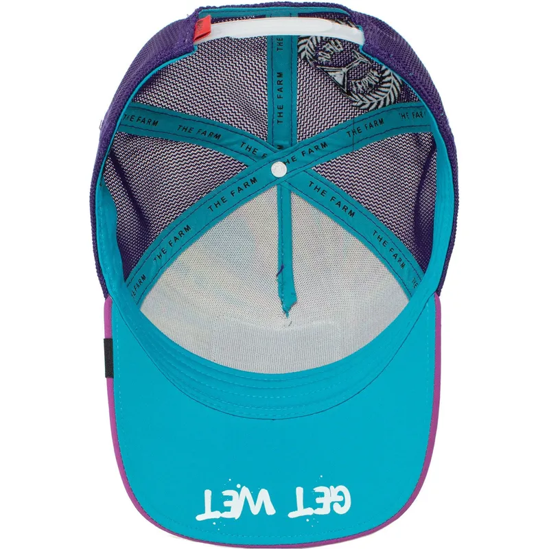 mutzen-gebogen-violett-snapback-pez-luchador-der-siam-fighter-even-betta-the-farm-the-farm-von-goorin-bros