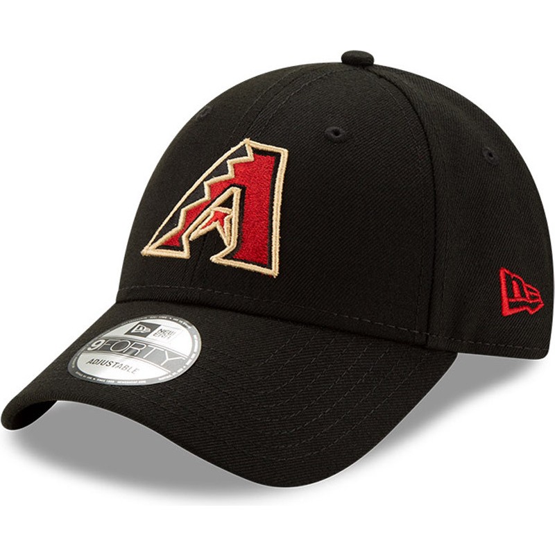 new-era-curved-brim-9forty-the-league-arizona-diamondbacks-mlb-black-adjustable-cap