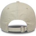 new-era-curved-brim-black-logo-9forty-league-essential-new-york-yankees-mlb-beige-adjustable-cap