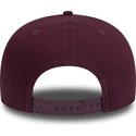 new-era-flat-brim-9fifty-essential-new-york-yankees-mlb-maroon-snapback-cap