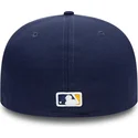 marineblaue-anliegende-59fifty-authentic-on-field-flat-cap-der-milwaukee-brewers-mlb-von-new-era