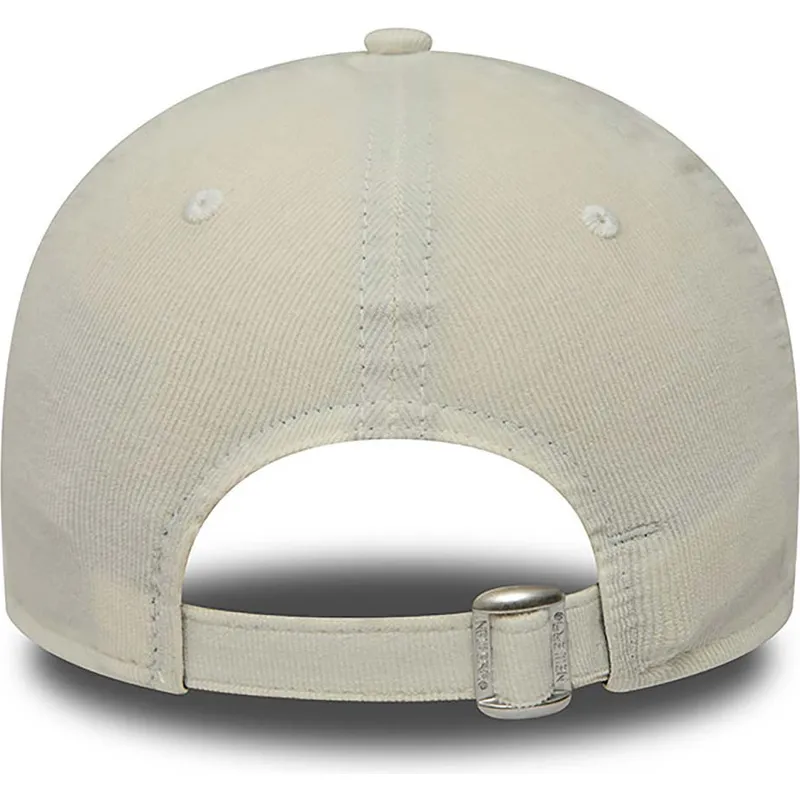 mutzen-gebogen-beige-verstellbares-band-9forty-cord-mini-der-los-angeles-dodgers-mlb-von-new-era