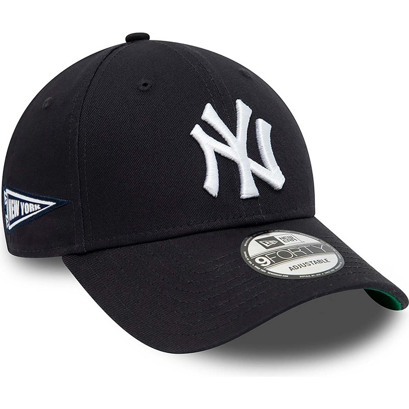 new-era-curved-brim-9forty-team-side-patch-new-york-yankees-mlb-navy-blue-adjustable-cap