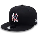 mutzen-flach-marineblau-snapback-9fifty-team-infill-der-new-york-yankees-mlb-von-new-era