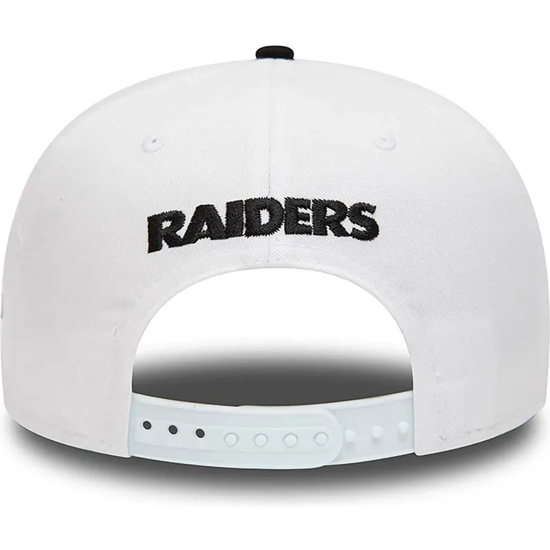 mutzen-flach-weiss-snapback-9fifty-crown-patches-super-bowl-xv-der-las-vegas-raiders-nfl-von-new-era