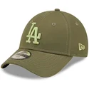 mutzen-gebogen-grun-verstellbares-band-fur-kinder-9forty-league-essential-der-los-angeles-dodgers-mlb-von-new-era