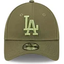 mutzen-gebogen-grun-verstellbares-band-fur-kinder-9forty-league-essential-der-los-angeles-dodgers-mlb-von-new-era