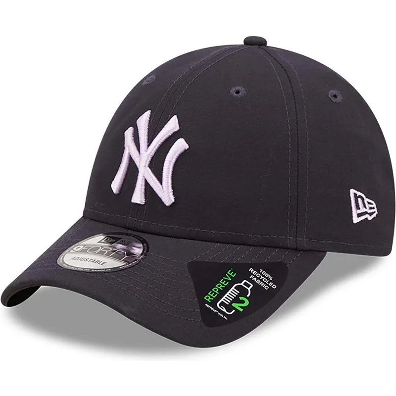 mutzen-gebogen-marineblau-verstellbares-band-9forty-repreve-der-new-york-yankees-mlb-von-new-era mutzen-gebogen-marineblau-verstellbares-band-9forty-repreve-der-new-york-yankees-mlb-von-new-era