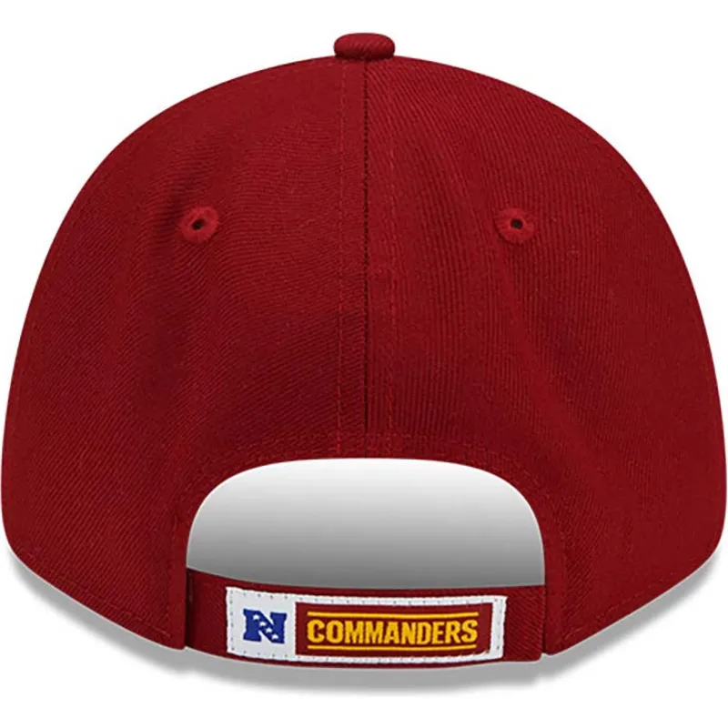 rote-verstellbare-curved-cap-9forty-the-league-washington-commanders-nfl-von-new-era