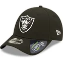 mutzen-gebogen-schwarz-snapback-9forty-repreve-der-las-vegas-raiders-nfl-von-new-era