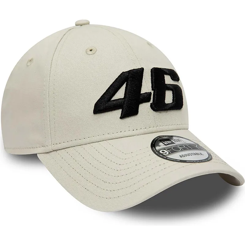mutzen-gebogen-beige-verstellbares-band-valentino-rossi-vr46-9forty-essential-der-valentino-rossi-vr46-motogp-von-new-era