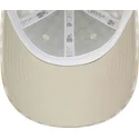 mutzen-gebogen-beige-verstellbares-band-9forty-gingham-der-new-york-yankees-mlb-von-new-era