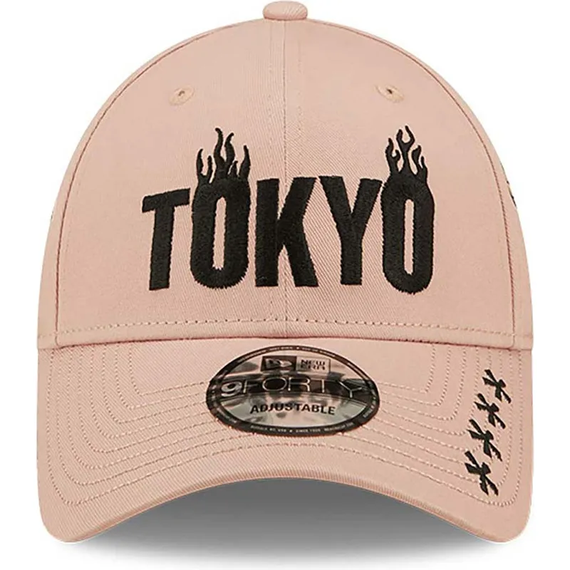 mutzen-gebogen-rosa-verstellbares-band-9forty-von-new-era