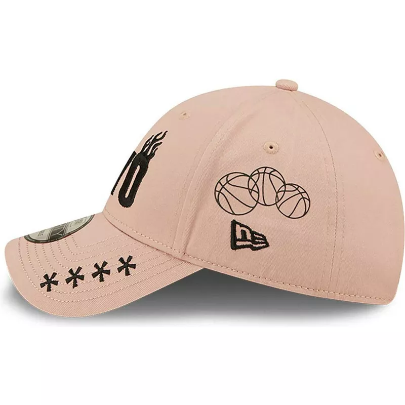 new-era-curved-brim-tokyo-9forty-graphic-pink-adjustable-cap
