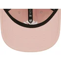 mutzen-gebogen-rosa-verstellbares-band-9twenty-league-essential-der-new-york-yankees-mlb-von-new-era