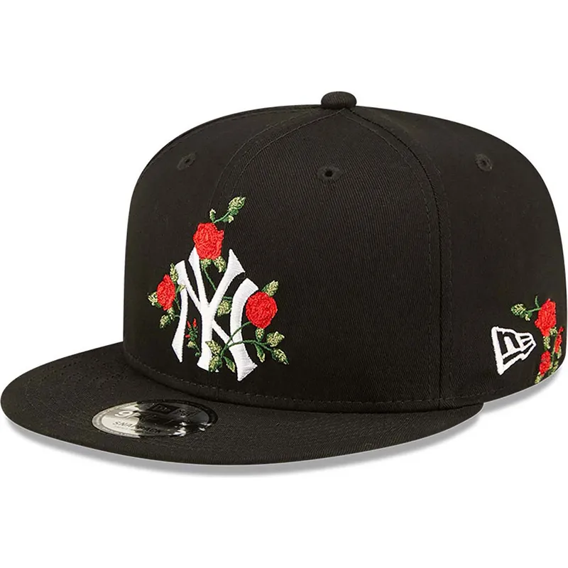 mutzen-flach-schwarz-snapback-9fifty-flower-der-new-york-yankees-mlb-von-new-era mutzen-flach-schwarz-snapback-9fifty-flower-der-new-york-yankees-mlb-von-new-era