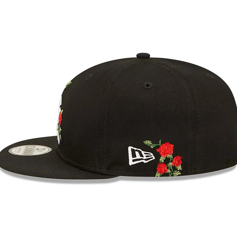 mutzen-flach-schwarz-snapback-9fifty-flower-der-new-york-yankees-mlb-von-new-era mutzen-flach-schwarz-snapback-9fifty-flower-der-new-york-yankees-mlb-von-new-era