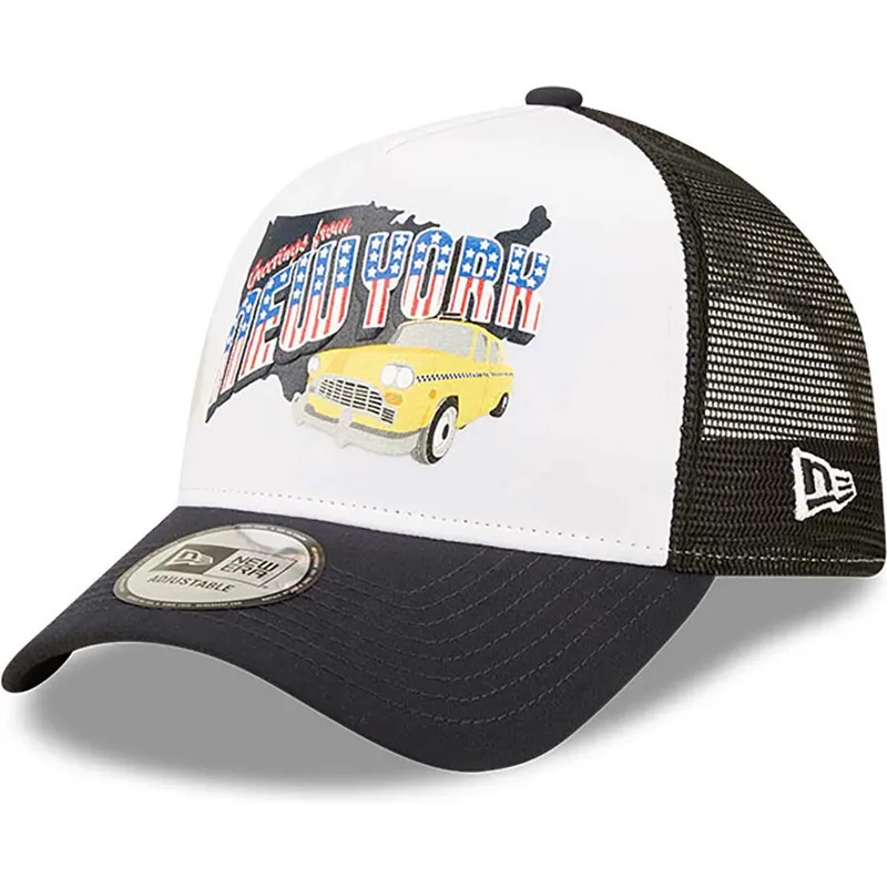 mutzen-gebogen-marineblau-snapback-a-frame-von-new-era mutzen-gebogen-marineblau-snapback-a-frame-von-new-era