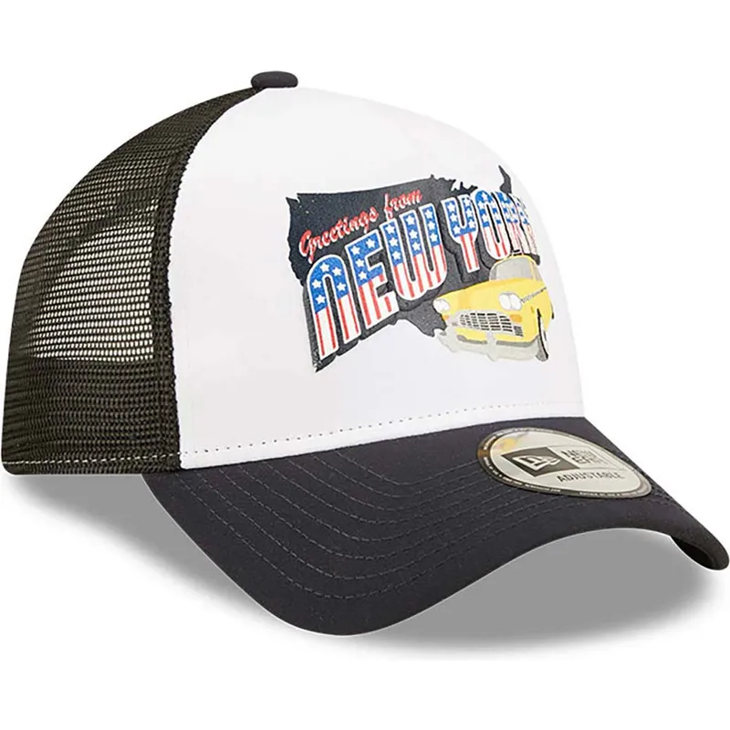 mutzen-gebogen-marineblau-snapback-a-frame-von-new-era mutzen-gebogen-marineblau-snapback-a-frame-von-new-era