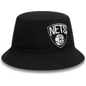 eimer-schwarz-print-infill-der-brooklyn-nets-nba-von-new-era