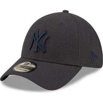 mutzen-gebogen-marineblau-angepasst-39thirty-diamond-era-der-new-york-yankees-mlb-von-new-era
