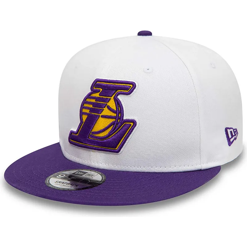 mutzen-flach-weiss-snapback-9fifty-crown-patches-champions-der-los-angeles-lakers-nba-von-new-era