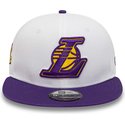 new-era-flat-brim-9fifty-crown-patches-champions-los-angeles-lakers-nba-white-and-purple-snapback-cap
