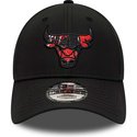 new-era-curved-brim-9forty-print-infill-chicago-bulls-nba-black-adjustable-cap