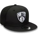 mutzen-flach-schwarz-snapback-9fifty-print-infill-der-brooklyn-nets-nba-von-new-era