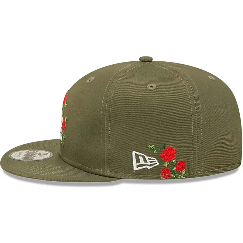 mutzen-flach-grun-snapback-9fifty-flower-der-los-angeles-dodgers-mlb-von-new-era
