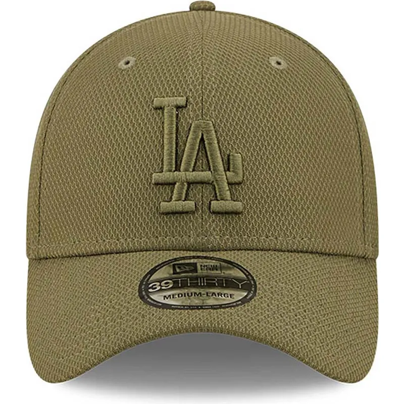 mutzen-gebogen-grun-angepasst-39thirty-diamond-era-der-los-angeles-dodgers-mlb-von-new-era