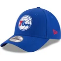 mutzen-gebogen-blau-verstellbares-band-9forty-league-der-philadelphia-76ers-nba-von-new-era