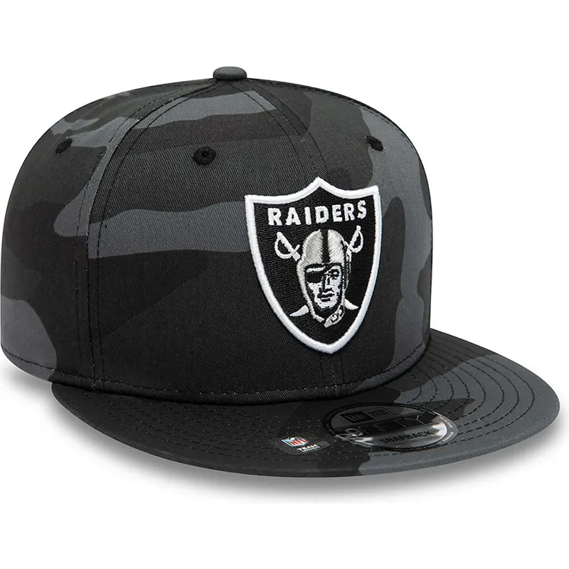 mutzen-flach-tarnung-snapback-negro-9fifty-team-der-las-vegas-raiders-nfl-von-new-era