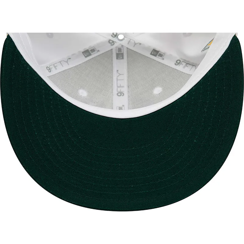 mutzen-flach-weiss-snapback-rickey-henderson-9fifty-crown-patches-der-oakland-athletics-mlb-von-new-era