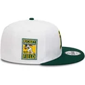 mutzen-flach-weiss-snapback-rickey-henderson-9fifty-crown-patches-der-oakland-athletics-mlb-von-new-era
