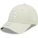 mutzen-gebogen-grun-verstellbares-band-claro-claro-9forty-league-essential-der-los-angeles-dodgers-mlb-von-new-era