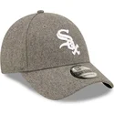 verstellbare-graue-kappenmutze-9forty-the-league-melton-chicago-white-sox-mlb-von-new-era