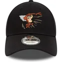 mutzen-gebogen-schwarz-verstellbares-band-9forty-de-diablo-der-tasmania-looney-tunes-von-new-era