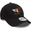 mutzen-gebogen-schwarz-verstellbares-band-9forty-de-diablo-der-tasmania-looney-tunes-von-new-era