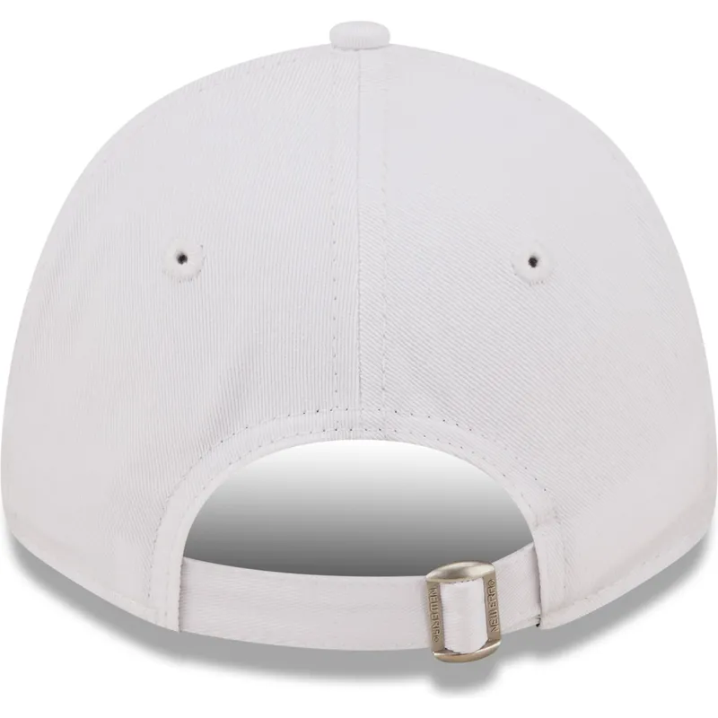 mutzen-gebogen-weiss-verstellbares-band-fur-kinder-rosa-9forty-league-essential-der-new-york-yankees-mlb-von-new-era