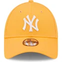 mutzen-gebogen-orange-verstellbares-band-fur-kinder-9forty-league-essential-der-new-york-yankees-mlb-von-new-era