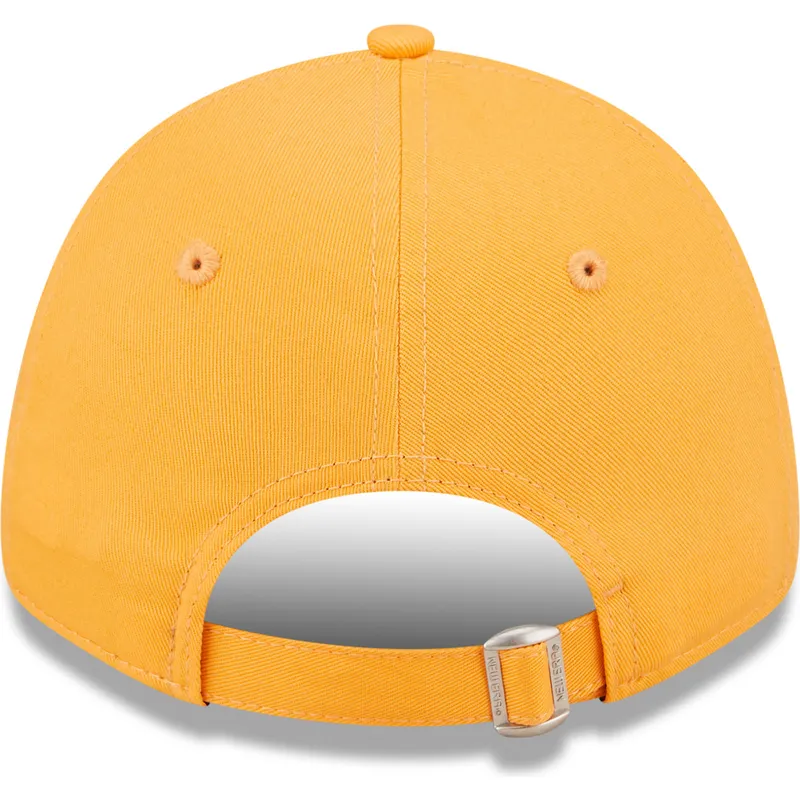 mutzen-gebogen-orange-verstellbares-band-fur-kinder-9forty-league-essential-der-new-york-yankees-mlb-von-new-era