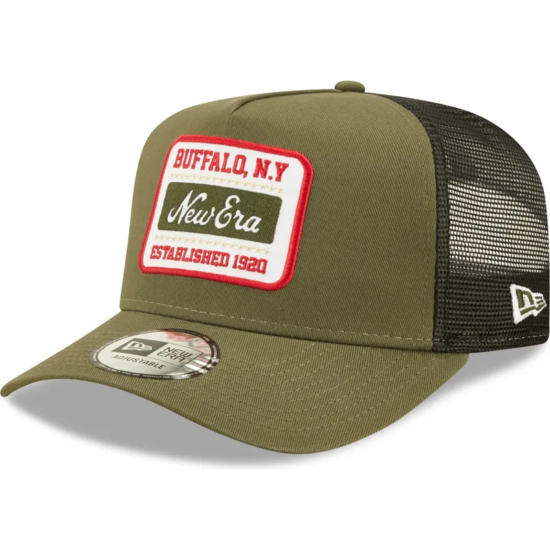 mutzen-gebogen-grun-snapback-a-frame-von-new-era