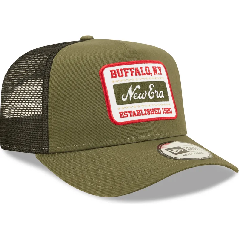 mutzen-gebogen-grun-snapback-a-frame-von-new-era