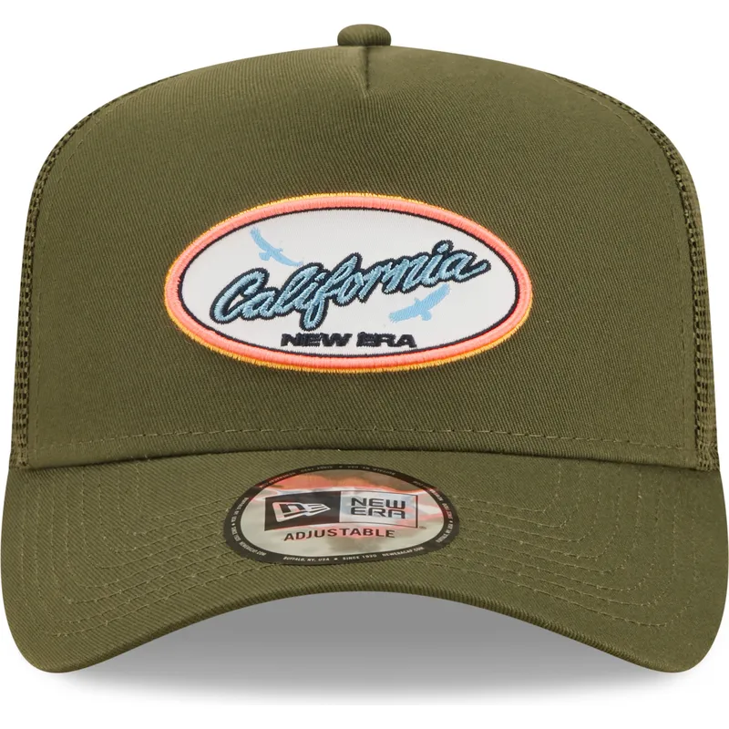 mutzen-gebogen-grun-snapback-a-frame-von-new-era mutzen-gebogen-grun-snapback-a-frame-von-new-era