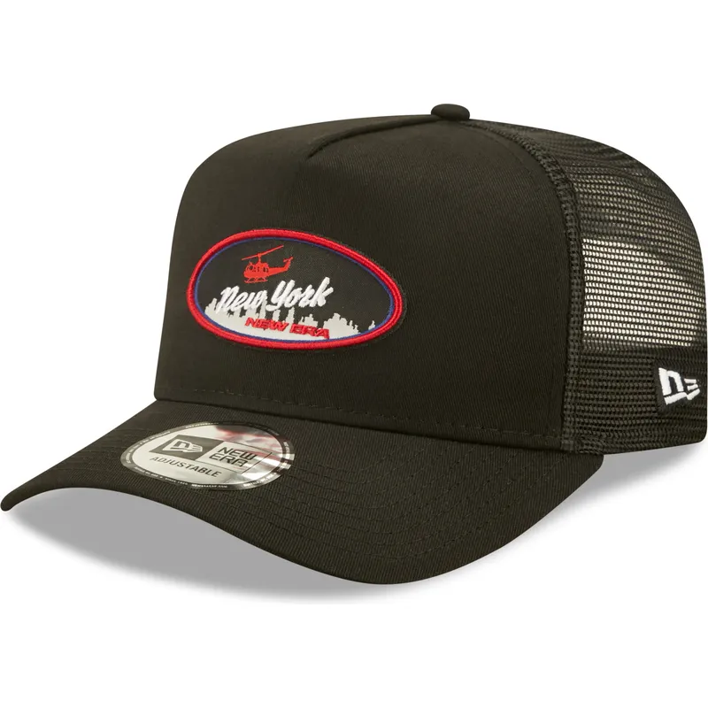 mutzen-gebogen-schwarz-snapback-a-frame-von-new-era
