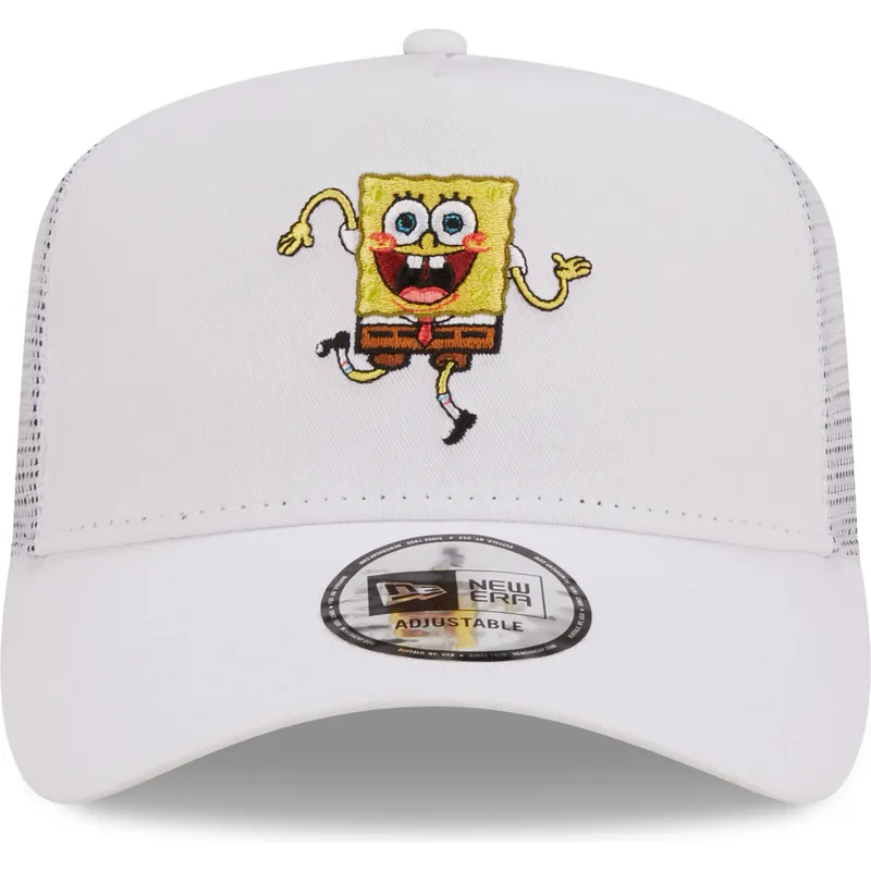 mutzen-gebogen-weiss-snapback-a-frame-der-bob-esponja-von-new-era