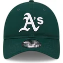 mutzen-gebogen-grun-verstellbares-band-9twenty-league-essential-der-oakland-athletics-mlb-von-new-era