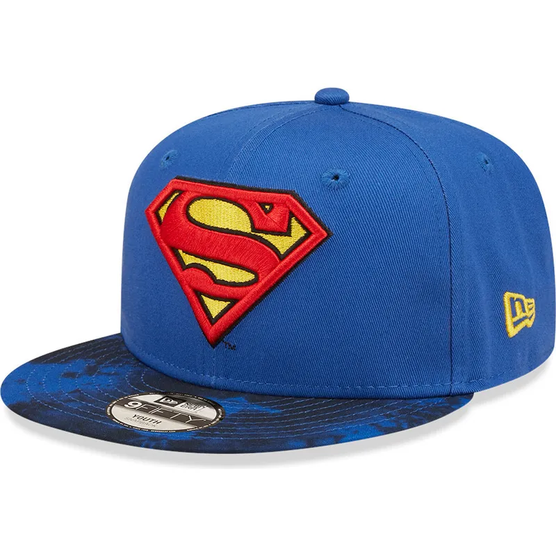 mutzen-flach-blau-snapback-fur-kinder-9fifty-der-superman-dc-comics-von-new-era mutzen-flach-blau-snapback-fur-kinder-9fifty-der-superman-dc-comics-von-new-era